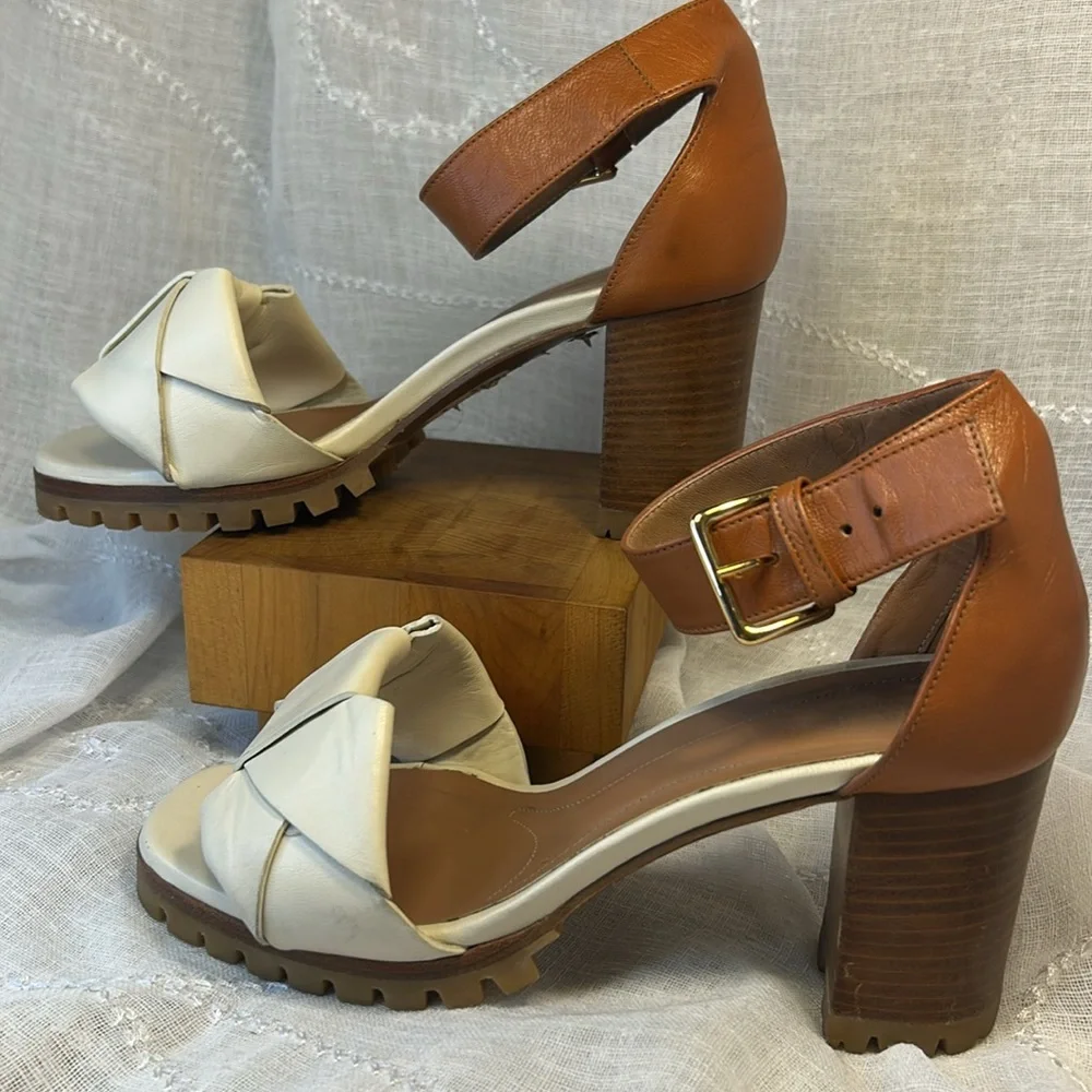 Marni leather heel sandals